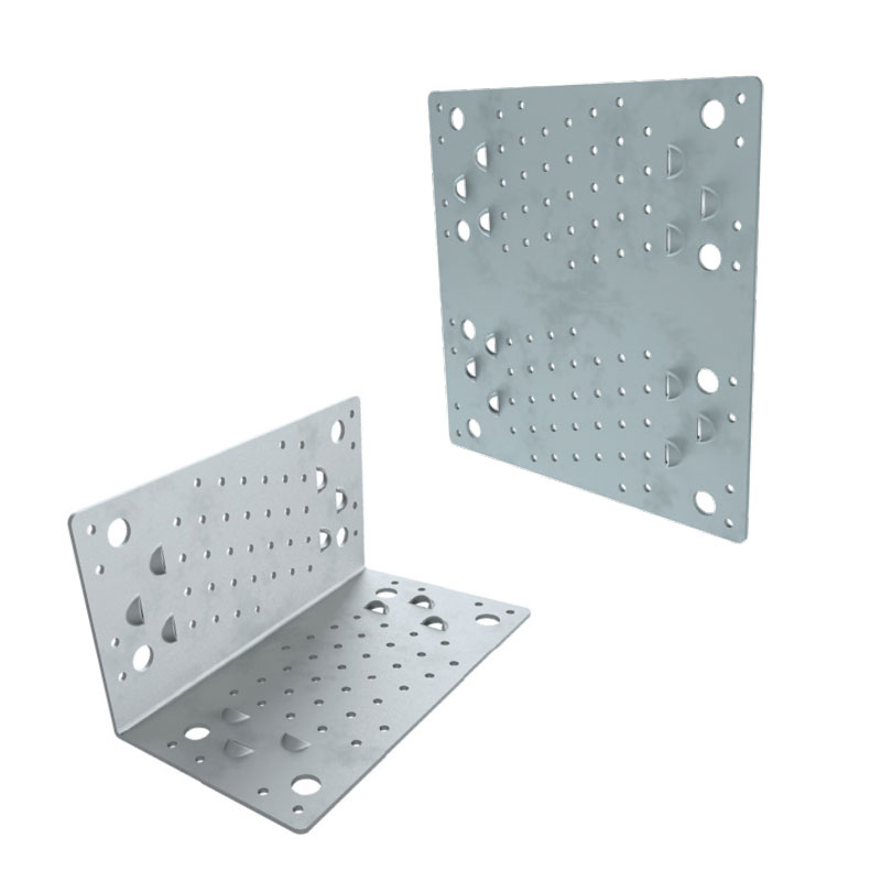 Eurotec Scherwinkel und Scherplatte zur Aufnahme von Scherkräften im Holrahmen- und Massivholzbau.