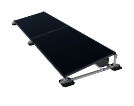 Module bracket for balcony power plants - Substructure for mini power plants, two solar modules