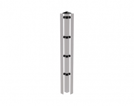 Zaunpfosten POSTEC - Eckpfosten CORNER, feuerverzinkt