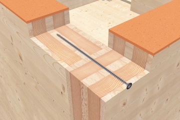 Cross-laminated timber and self-tapping wooden screws: the ideal partners for solid timber construction Cross-laminated timber and self-tapping wooden screws: the ideal partners for solid timber construction